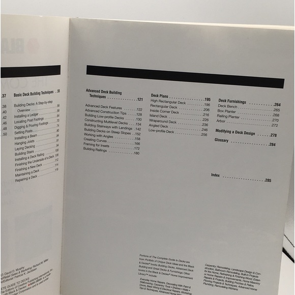 BLACK & DECKER Complete Guide to Decks Book - Picture 4 of 4